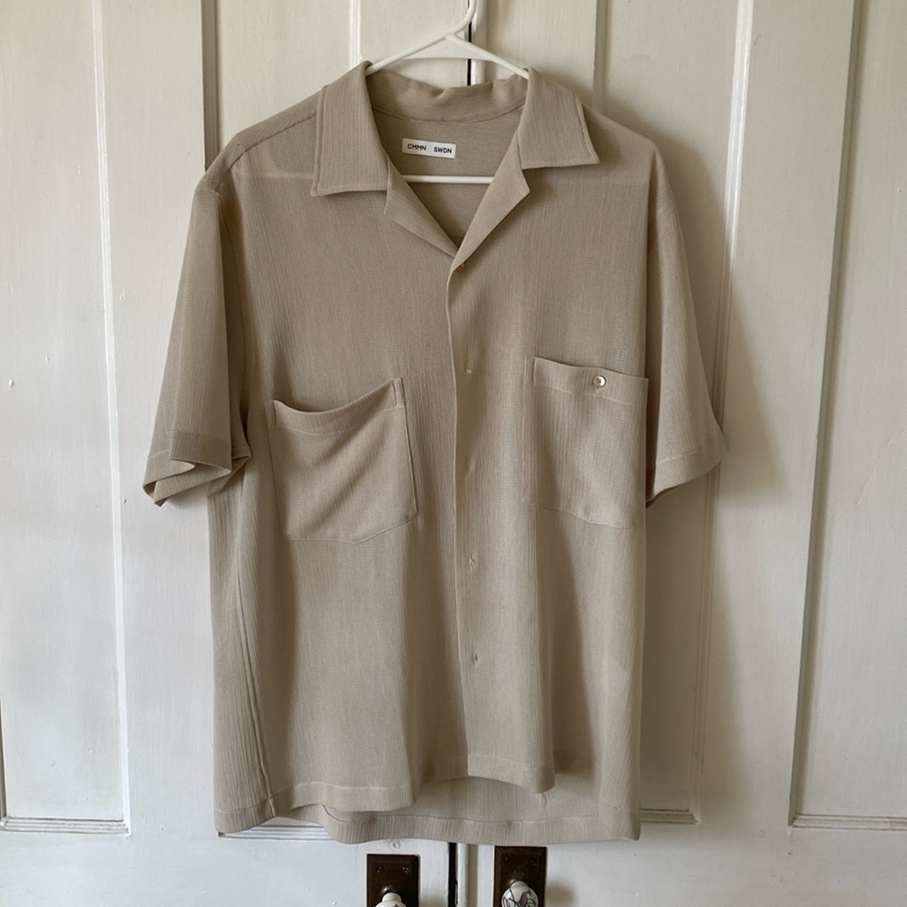 CMMN SWDN Camp collar tee